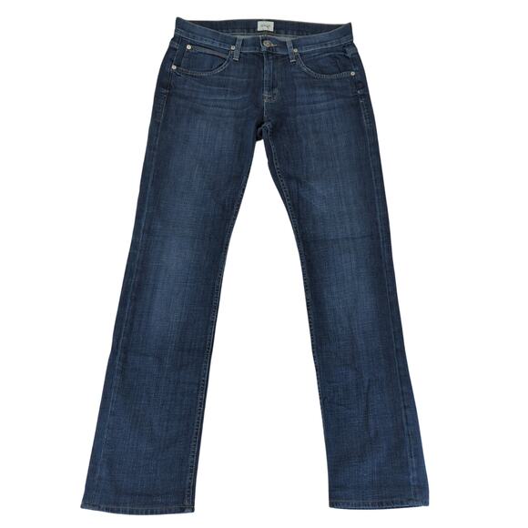 Hudson Byron Five Pocket Straight Zip Fly Jeans Men's Size 30 Stretch Hemmed - Picture 1 of 10